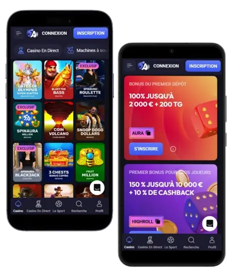 Spinaura sur mobile